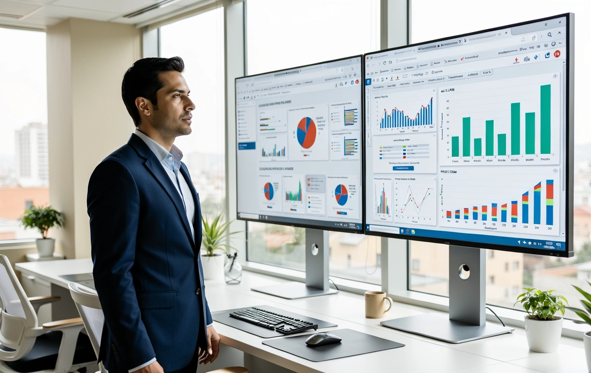 Especialista en inteligencia de datos en oficinas de La Paz